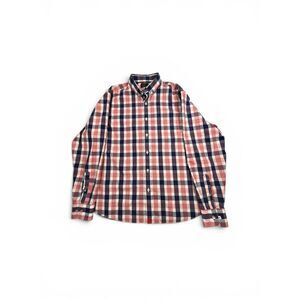 UNTUCKit Redaelli WF Plaid Button Up Shirt Men XL Relaxed Wrinkle Free Cotton